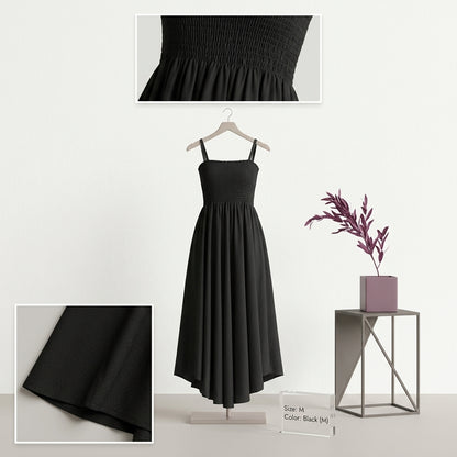 Women Maxi Black Full Length Dress